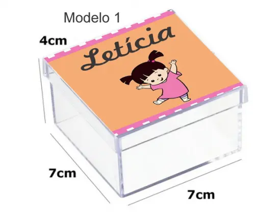 Caixa Acrilica 7x7x4-boo