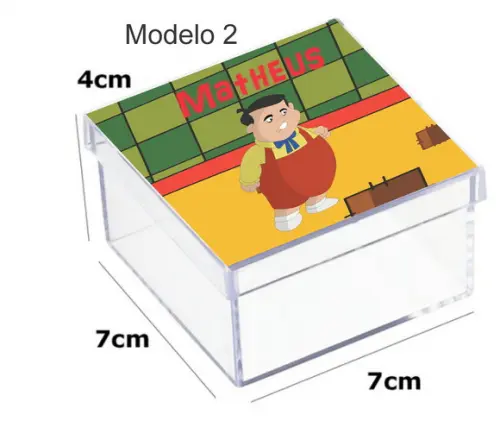 Caixa Acrilica 7x7x4-chaves