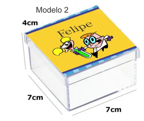 Caixa Acrilica 7x7x4-dexter
