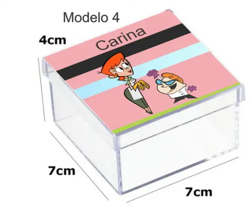 Caixa Acrilica 7x7x4-dexter