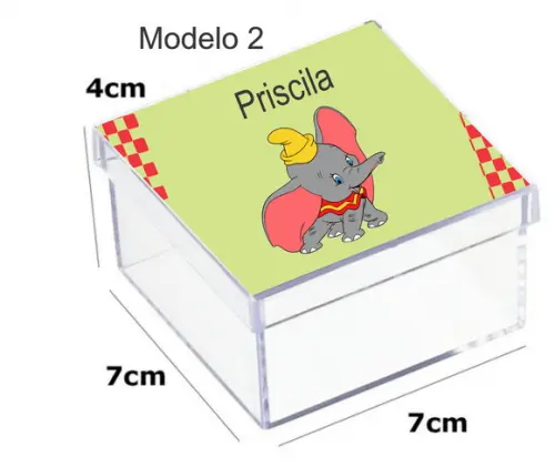 Caixa Acrilica 7x7x4-dumbo