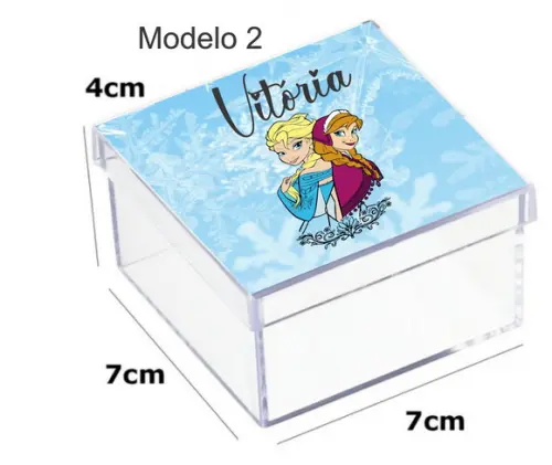 Caixa Acrilica 7x7x4-frozen