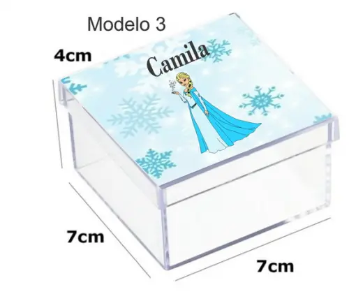 Caixa Acrilica 7x7x4-frozen