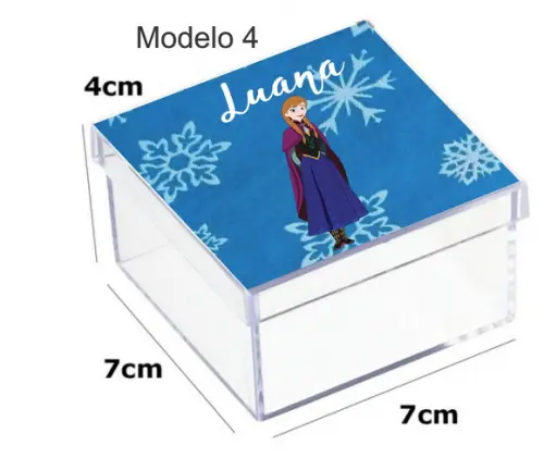 Caixa Acrilica 7x7x4-frozen