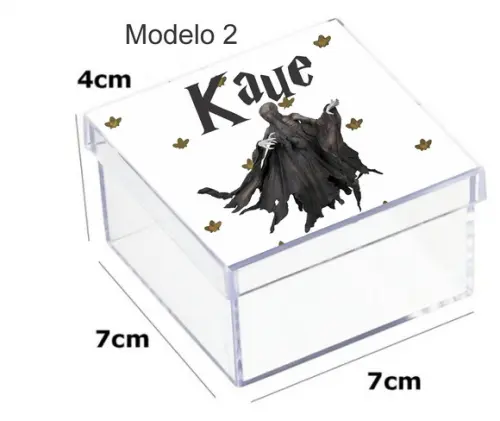Caixa Acrilica 7x7x4-harry Potter-modelo 2