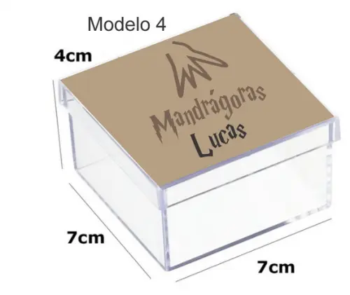 Caixa Acrilica 7x7x4-harry Potter-modelo 2