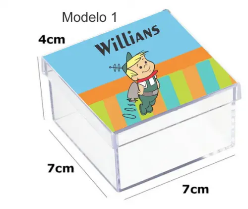 Caixa Acrilica 7x7x4-jetsons