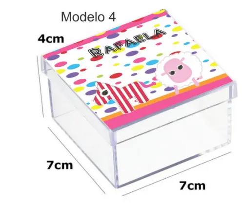 Caixa Acrilica 7x7x4-lalaloopsy