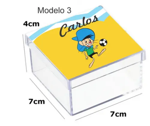 Caixa Acrilica 7x7x4-ligeirinho