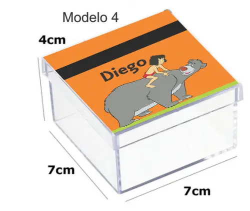 Caixa Acrilica 7x7x4-mogli