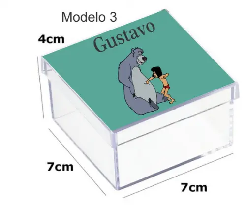 Caixa Acrilica 7x7x4-mogli