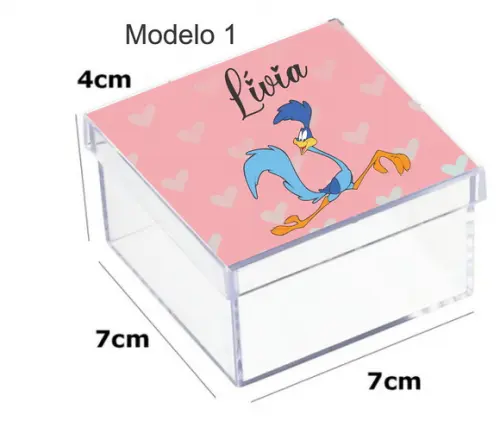 Caixa Acrilica 7x7x4-papaleguas