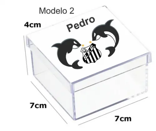 Caixa Acrilica 7x7x4-peixe
