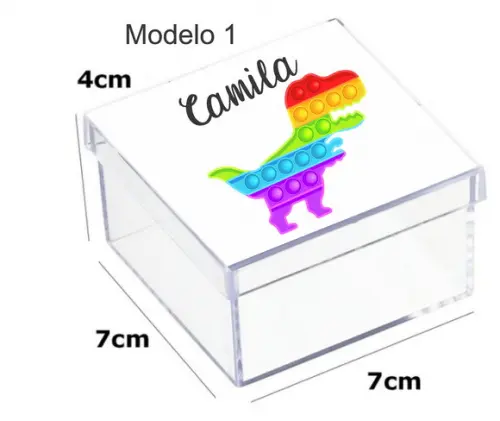 Caixa Acrilica 7x7x4-pop Fidget