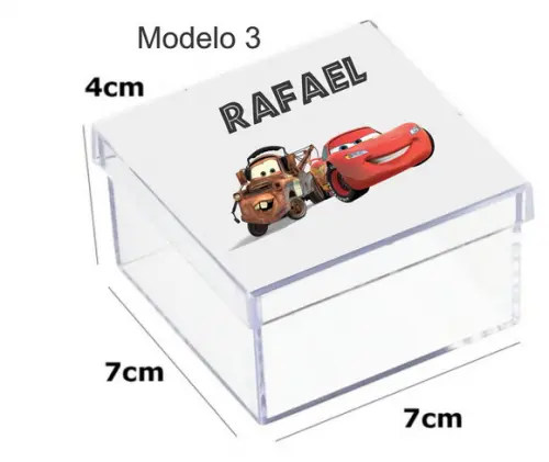 Caixa Acrilica 7x7x4-relampago