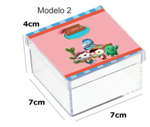 Caixa Acrilica 7x7x4-sheriff Calie do Oeste