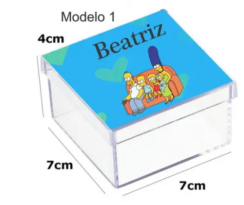 Caixa Acrilica 7x7x4-simpson