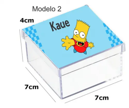 Caixa Acrilica 7x7x4-simpson