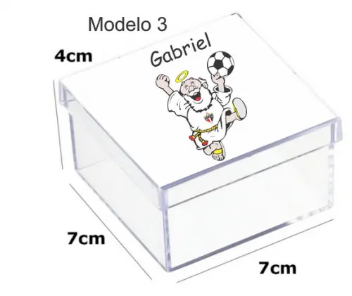 Caixa Acrilica 7x7x4-sp