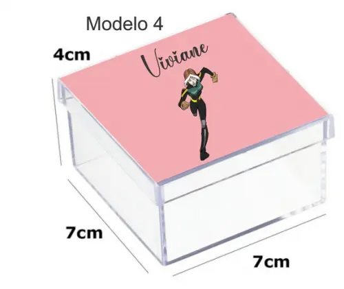 Caixa Acrilica 7x7x4-x Mens