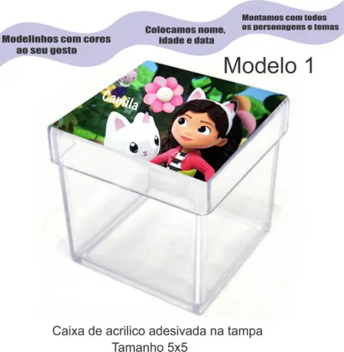 Caixa de Acrílico