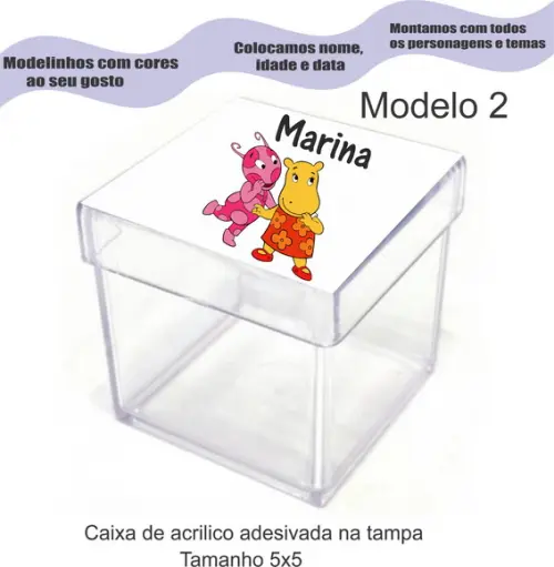 Caixa de Acrílico