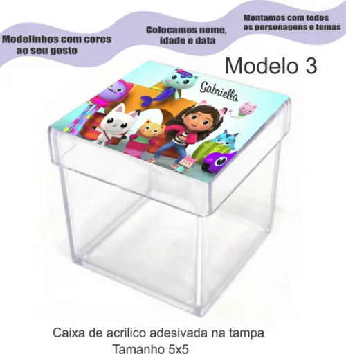 Caixa de Acrílico