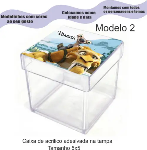 Caixa de Acrílico