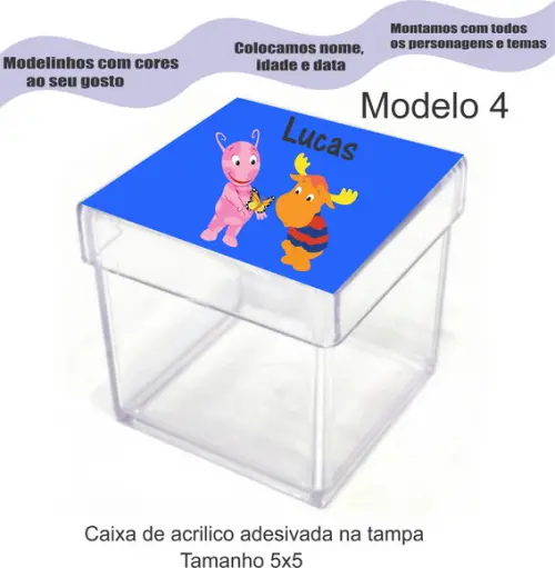 Caixa de Acrílico
