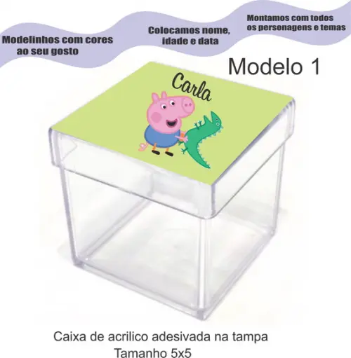 Caixa de Acrílico