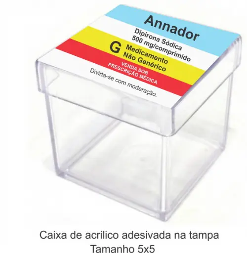 Caixa de Acrílico- Annador