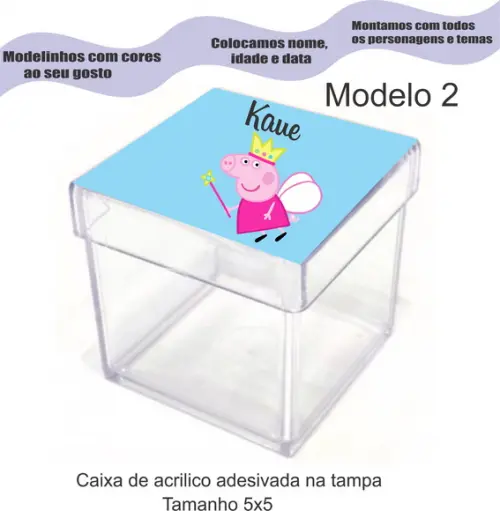 Caixa de Acrílico