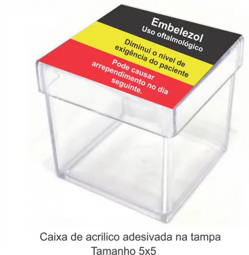 Caixa de Acrílico- Embelezol