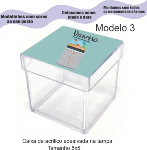Caixa de Acrílico-aquário