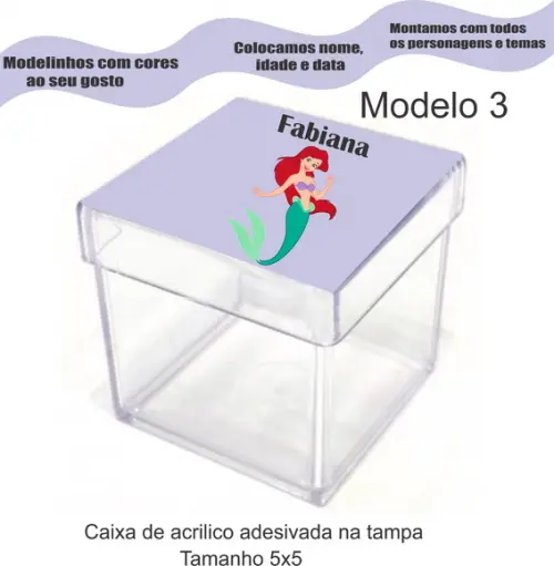 Caixa de Acrílico-ariel