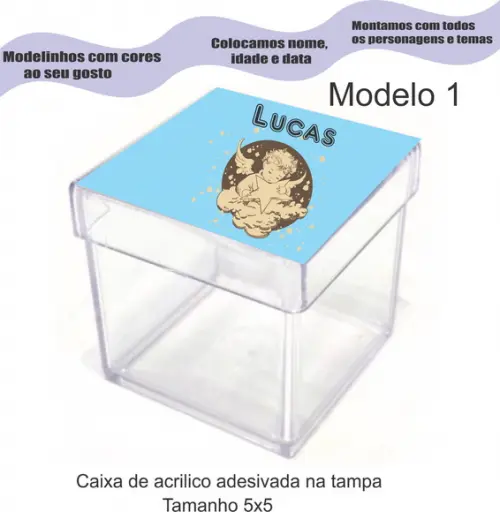 Caixa de Acrílico-batizado