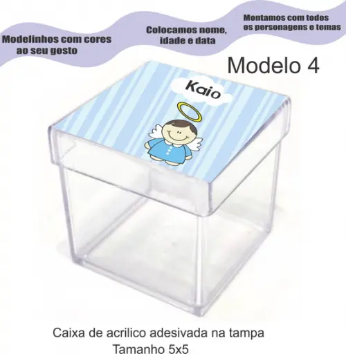 Caixa de Acrílico-batizado