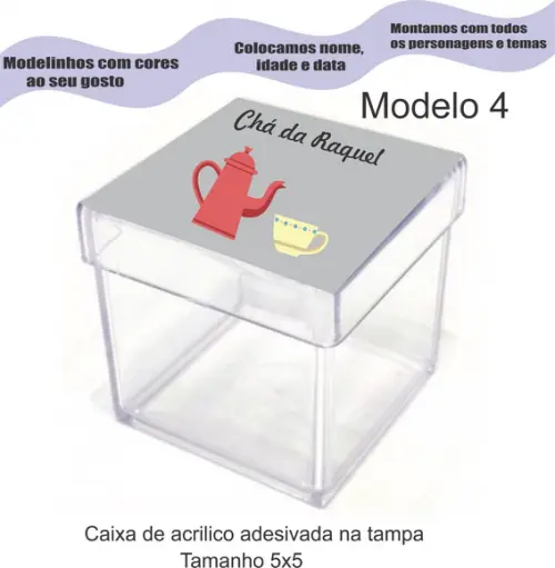 Caixa de Acrílico-chá de Cozinha/panela