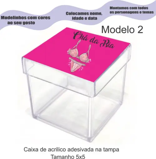 Caixa de Acrílico-chá de Lingerie#1