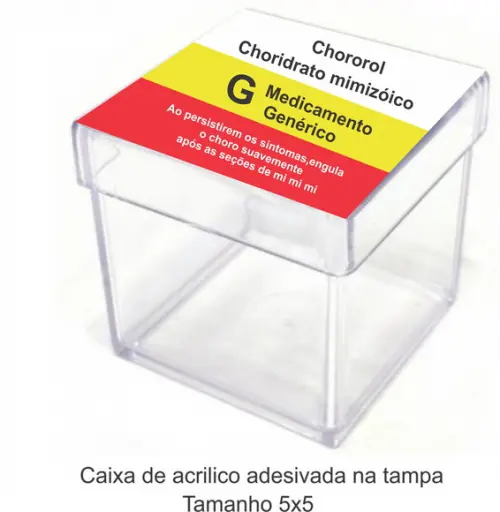 Caixa de Acrílico-chororol