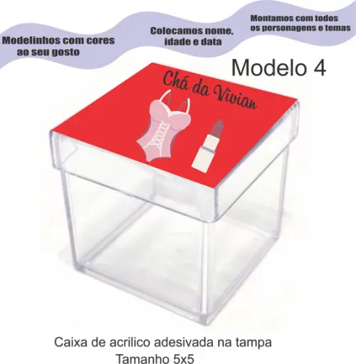 Caixa de Acrílico-chá de Lingerie#2