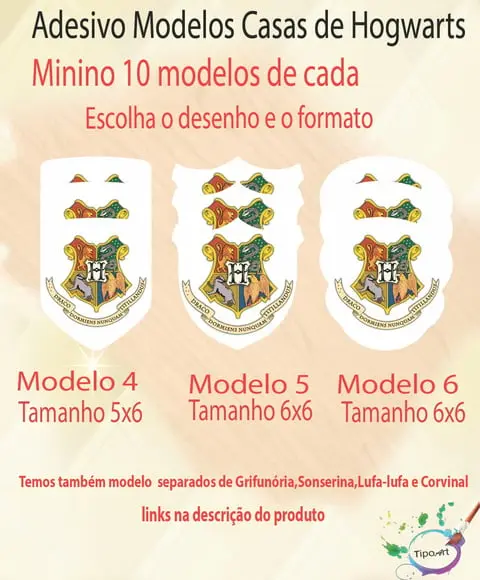 Adesivo- Formato Especial-hogwarts