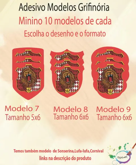 Adesivo- Formato Especial-grifinória