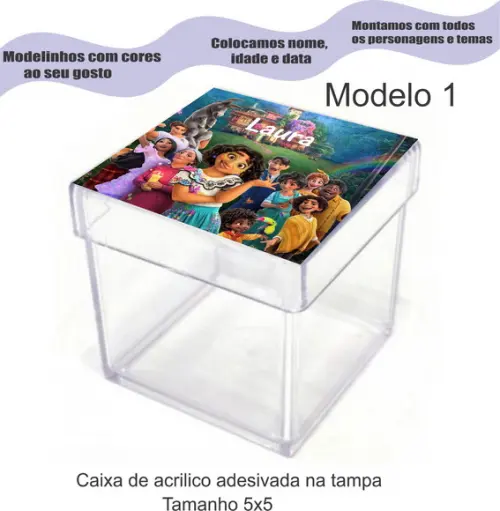 Caixa de Acrílico-encanto