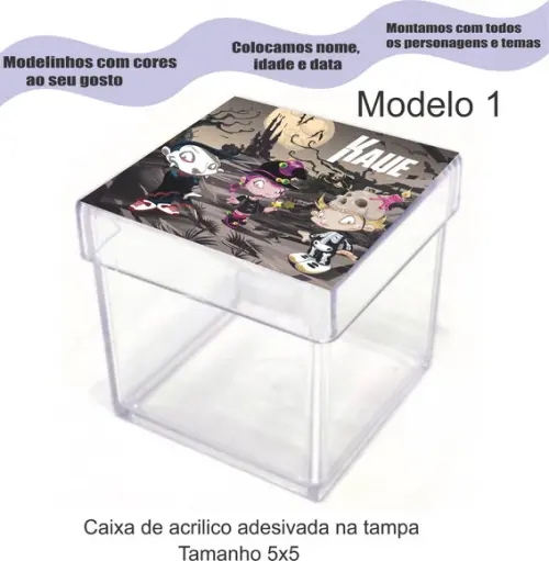 Caixa de Acrílico-halloween#1