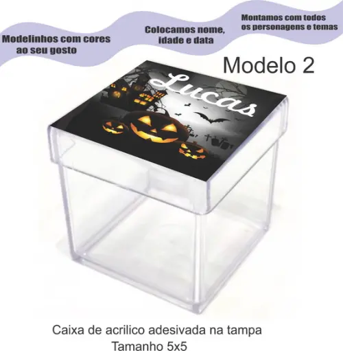 Caixa de Acrílico-halloween#1
