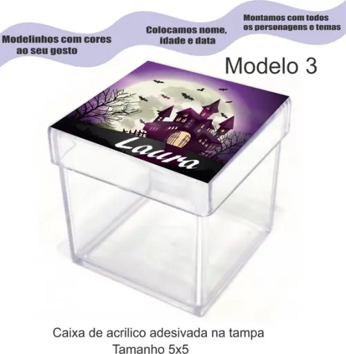 Caixa de Acrílico-halloween#1