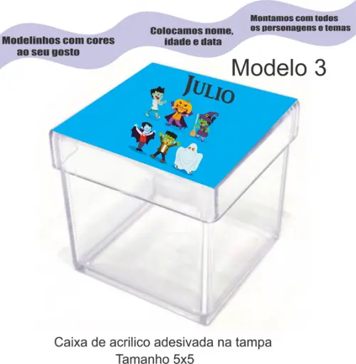 Caixa de Acrílico-halloween#2