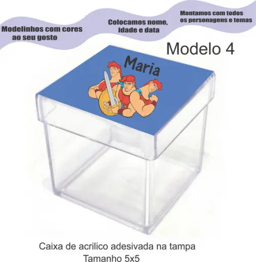 Caixa de Acrílico-hercules
