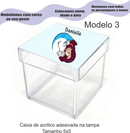 Caixa de Acrílico-hercules